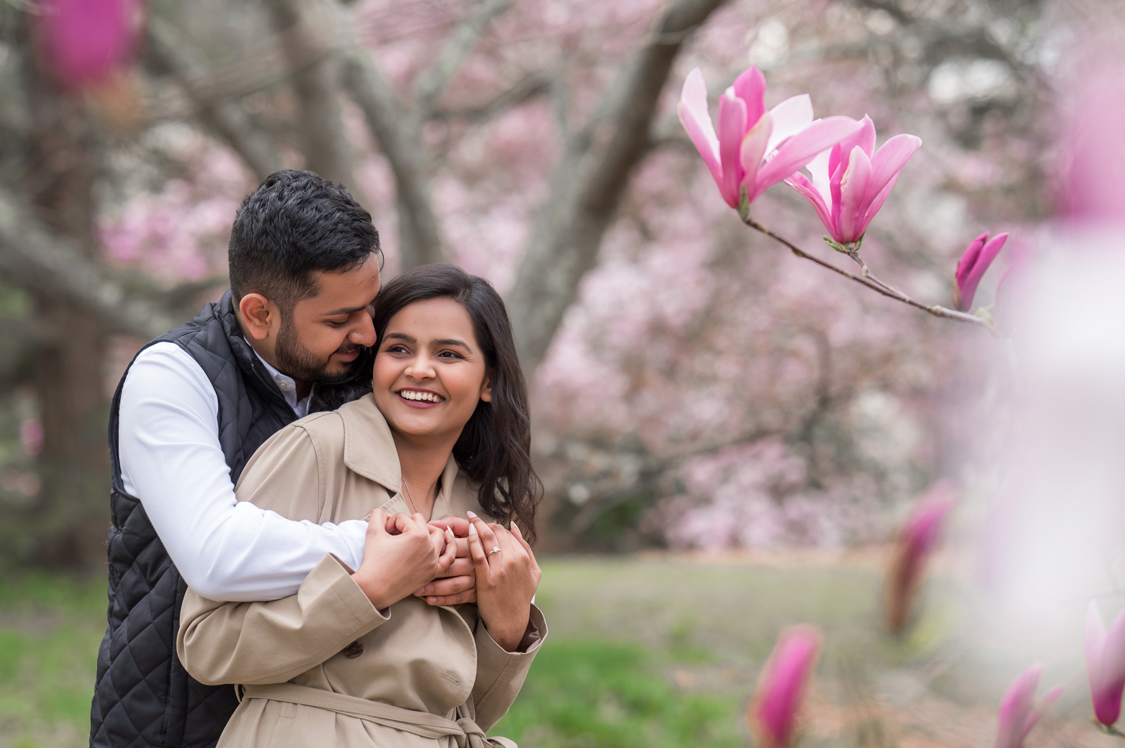 Priyal and Yash on the day they got engaged